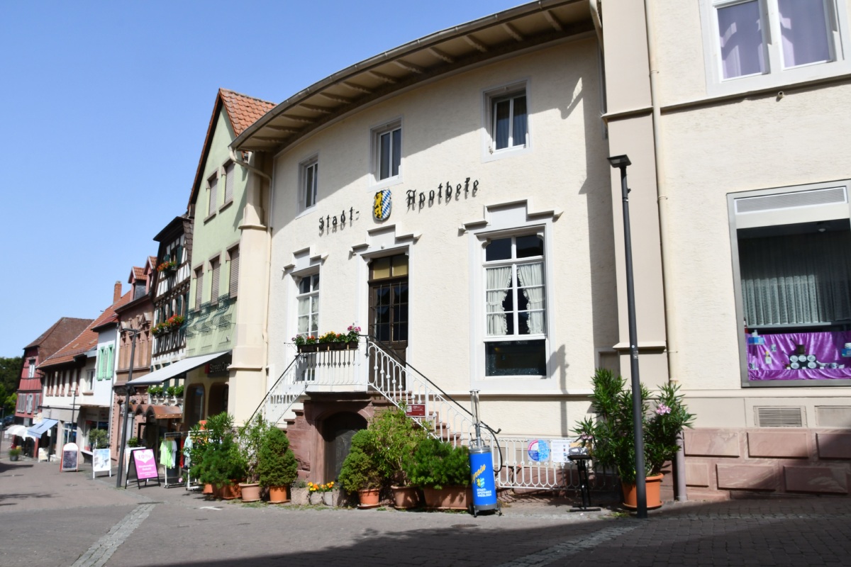 Wiesloch Hauptstraße historische Ansicht