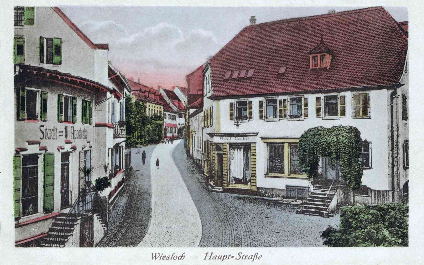 Stadt-Apotheke Wiesloch historisches Bild